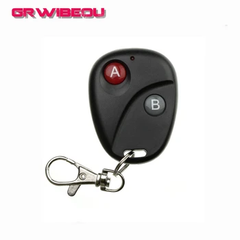 

Two Keys Universal Wireless RF Remote Control Transmitter Controller 433MHz/315MHz Switch System for Garage Electric Gate Door
