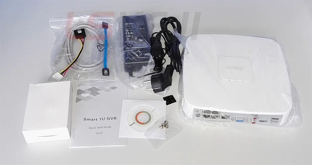 Dahua NVR NVR4104-P-4kS2 NVVR4108-8P-4KS2 4CH 8CH 8MP Smart 1U 4PoE 8PoE 4K& H.265 Lite сетевой видеорегистратор 1SATA с логотипом
