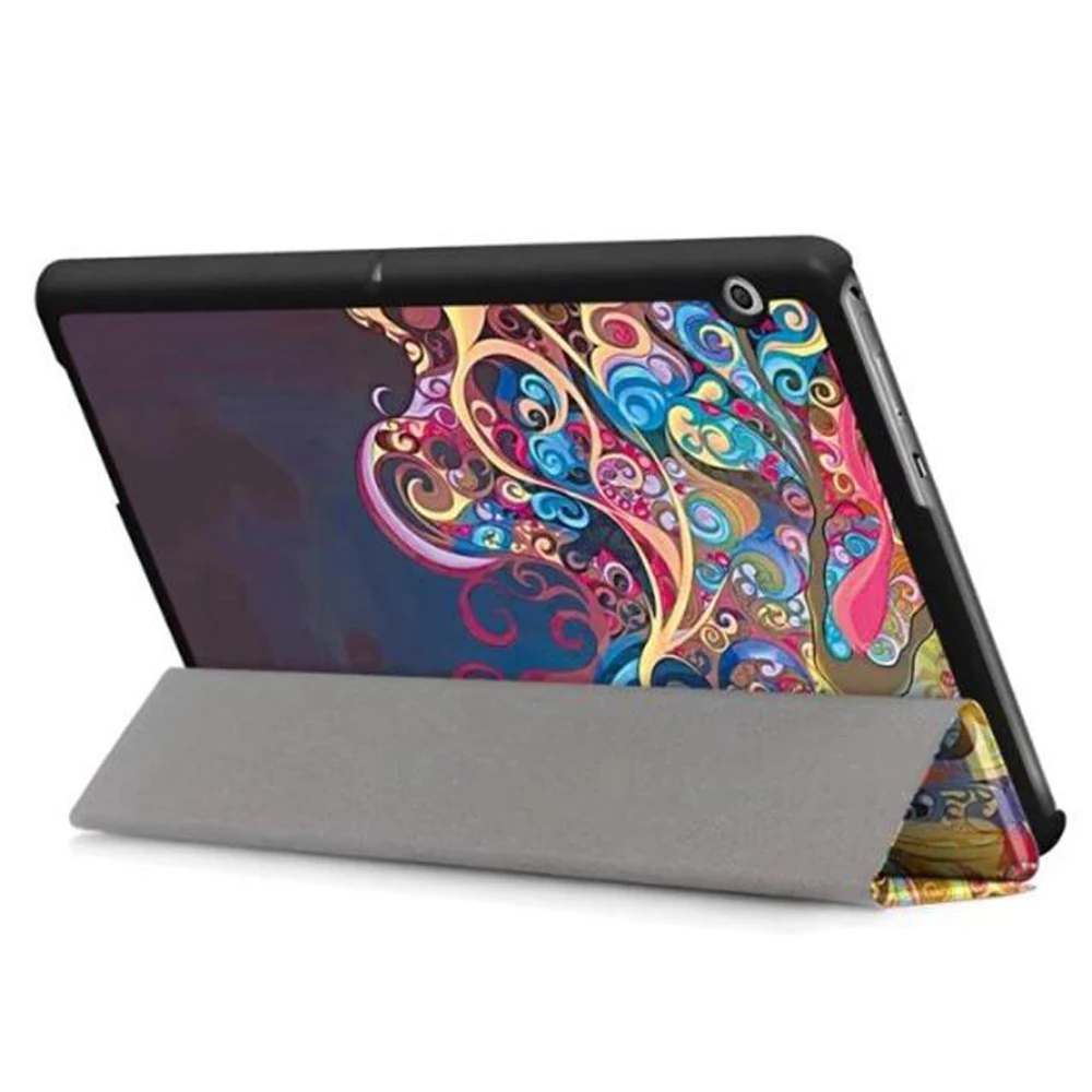 Чехол для huawei MediaPad T3 10 9 6 ''AGS WO9 AGS L09 чехол планшета PC стенд Slim Case t3 0|Чехлы