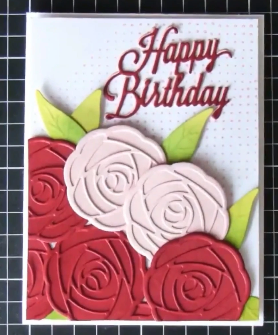 

AlinaCraft METAL CUTTING DIES cut mold art cutter Scrapbooking PAPER CRAFTER 3pc flower rose spring album card punch stencils