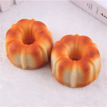 

Baby Kicthen Toy 9cm Kawaii Squishy Buns Bread Donut Cartoon Soft Kids Children Cellphone Straps 1PC