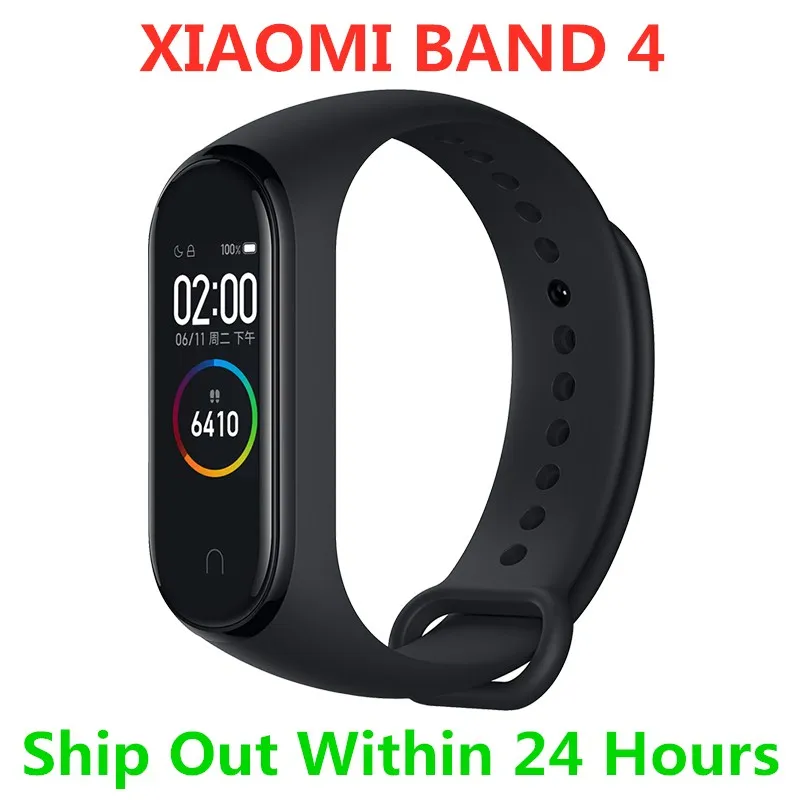 (В наличии) оригинал 2019 новейший Xiaomi mi Band 4 Smart band браслет сердечного ритма фитнес