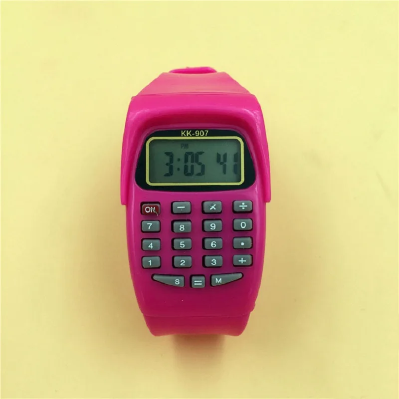 Kembona الملونة multifunction الحاسبة الالكترونية ووتش للرجال نساء أطفال