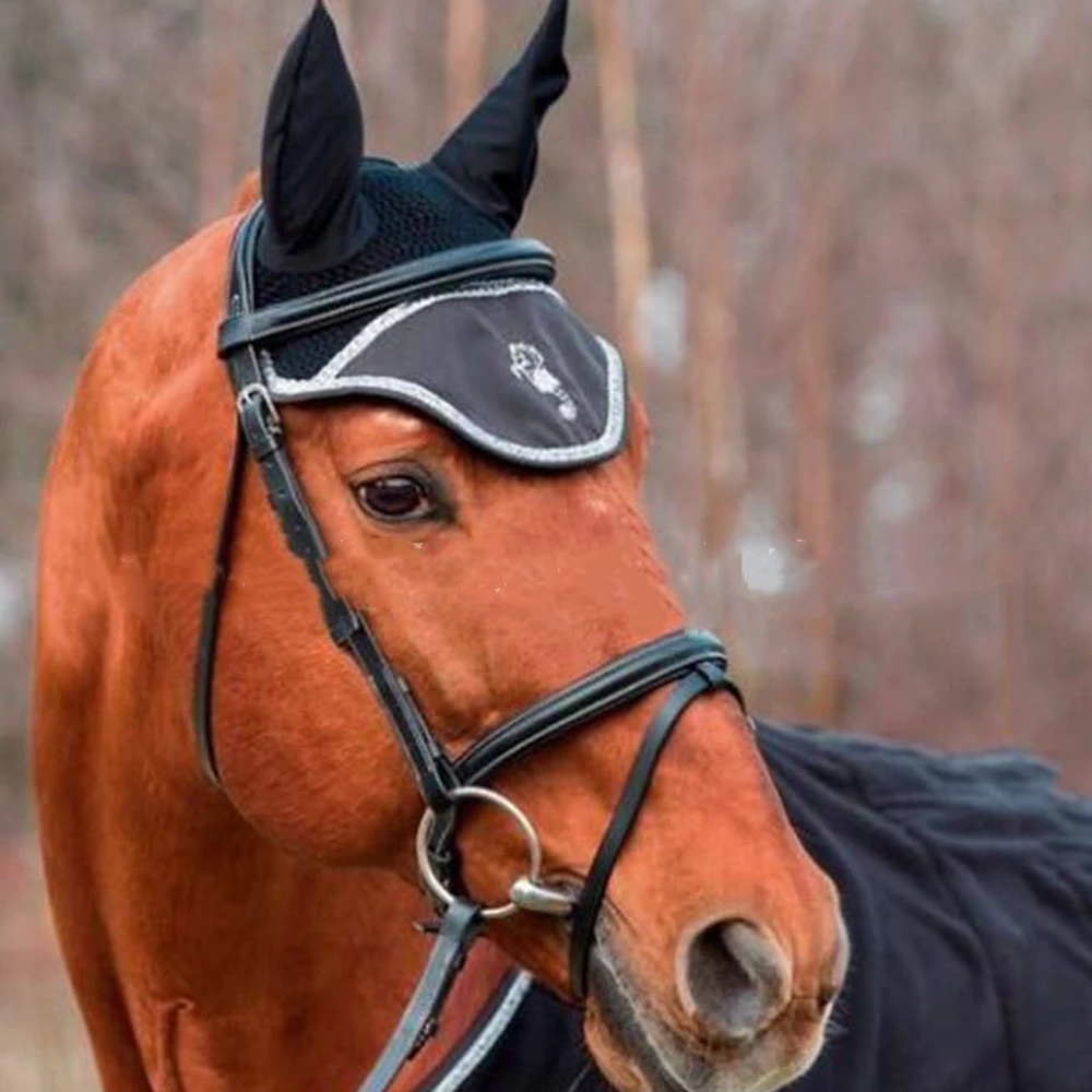 Protective Equipment for Horse House Pet Breathable Horse Earmuffs