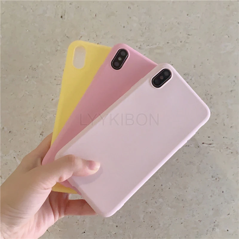Милый силиконовый чехол для телефона для Xiaomi mi A2 lite Red mi 5 Plus 4A 5A 6A 7 7A Go K20 Примечание 5 6 7 Pro 4X4 чехол Карамельный цвет чехол Capa