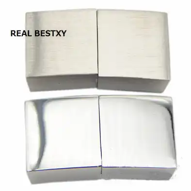 REAL BESTXY 10 шт./лот 316L Заказная Магнитная застежка из нержавеющей стали для плоского
