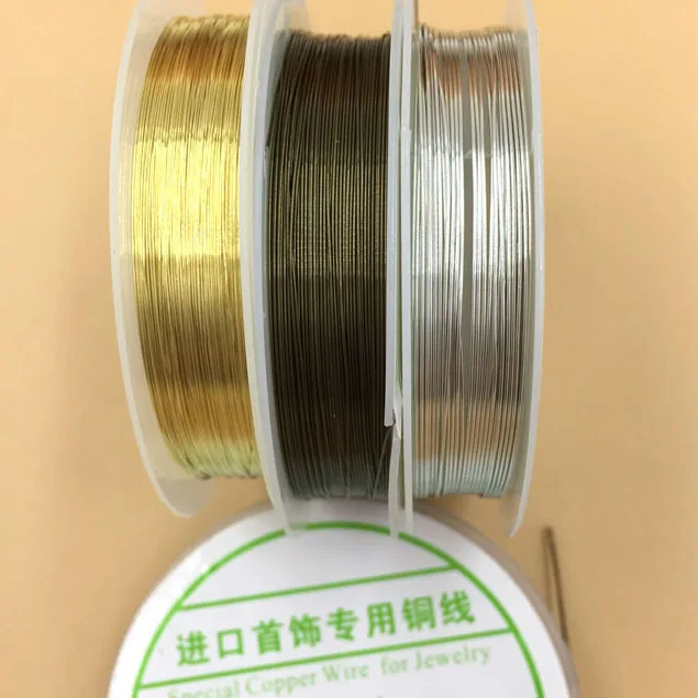 0.3mm 0.4mm 0.5mm 0.6mm Copper Beading Wire String for Jewelry Making