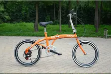 2016 bicycle style small car / 20 inch / 6 variable speed / folding mountain bike / road bikes folding bike sporting