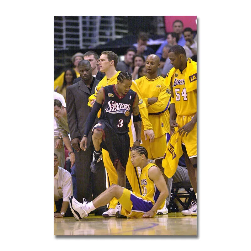 Art Silk Or Canvas Print ALLEN-IVERSON Basketball Star Poster 13x20 inch For Room Decor Decoration-004 Art Silk Or Canvas Print ALLEN-IVERSON Basketball Star Poster 13x20 inch For Room Decor Decoration-004