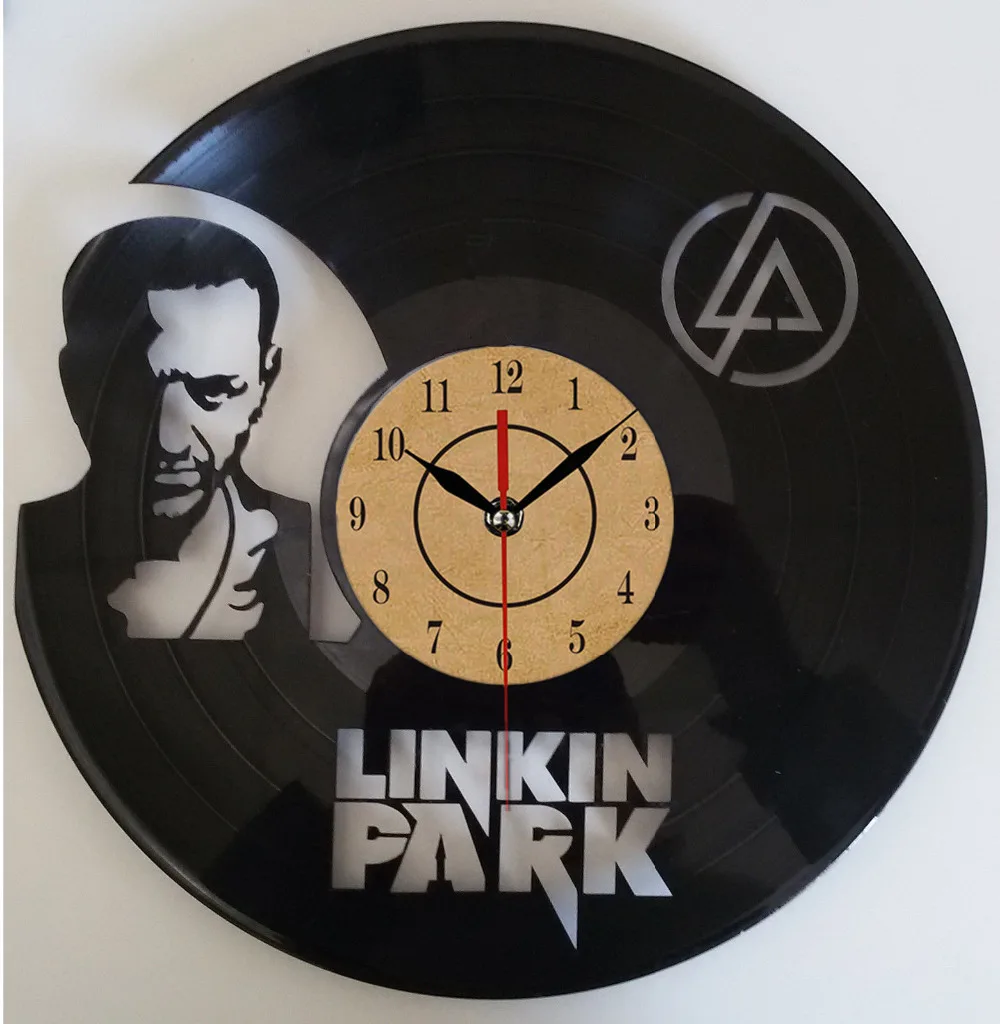 Linkin Park Виниловая пластинка настенные часы-получить уникальный Декор стены гаража-идеи подарка для мальчиков и девочек-рок уникальное современное искусство