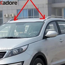 Для kia Sportage 2010 2011 2012 2013 алюминиевый сплав Багажник На Крышу с винтами на крышу Багажники держатель багажа