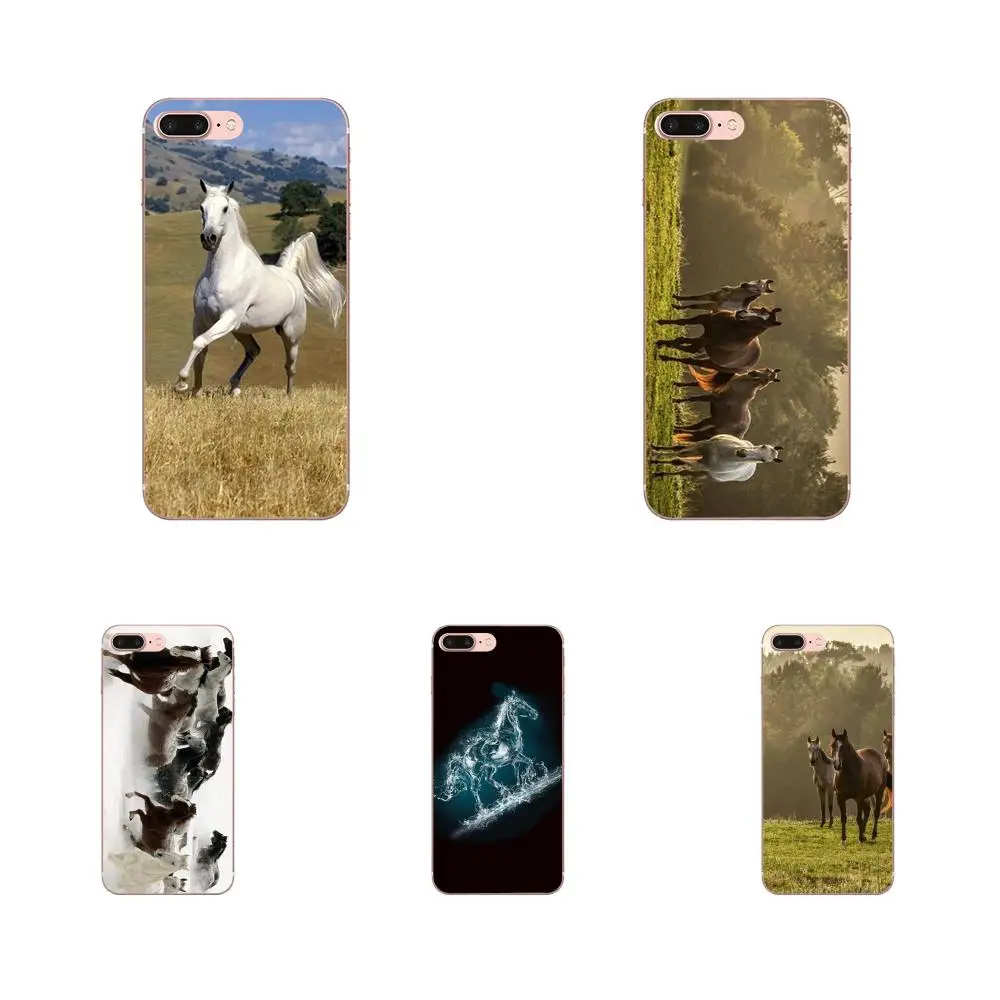 Милый чехол из ТПУ для Galaxy J1 J2 J3 J330 J4 J5 J6 J7 J730 J8 2015 2016 2017 2018 mini Pro Wild Horse Running Hd обои |