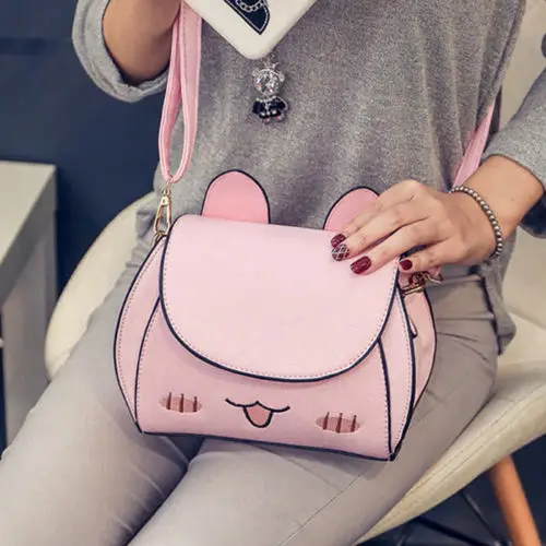 

Women Retro Leather Shoulder Bag Messenger Cross Body Bags Satchel Tote Handbag