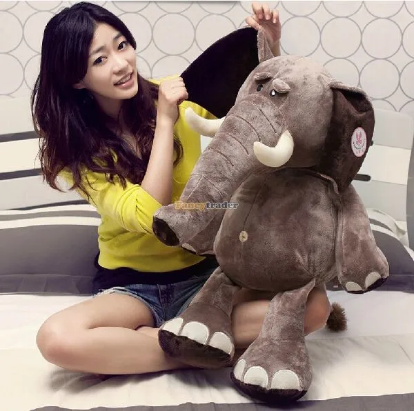 Fancytrader 33'' 85cm Huge Lovely Stuffed Soft Plush Elephant, Free Shipping FT50399 (3)