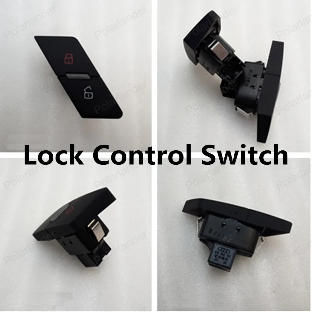 Polarlander Driver Side Door Lock Car Door Switch 4FD962107 4FD962108