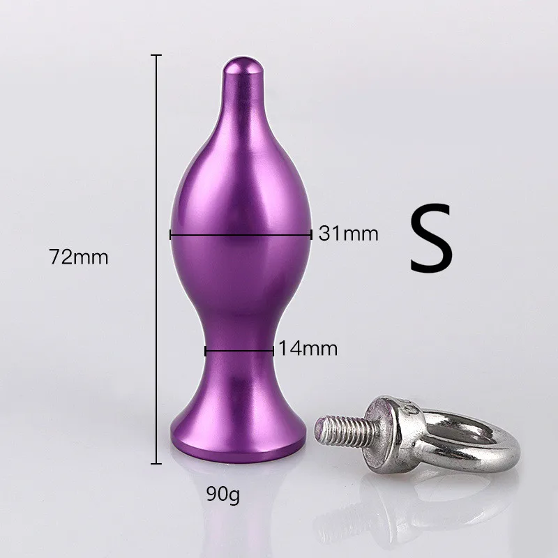 AUEXY-Sextoy-Ring-Anal-Plug-Metal-Stainless-Steel-Big-Butt-Plugs-Ass-Vaginal-Massage-Anale-Sex (1)