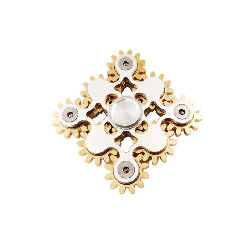 Tri-Spinner ручной Спиннер 9 связь duivel niveau Grappige Metalen EDC ручной Спиннер Voor Autisme ADHD анти стресс для непосед игрушки - Цвет: yinse