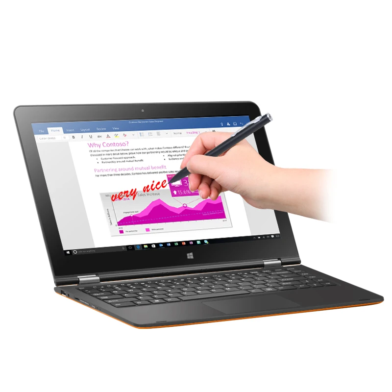 Новые 2 в 1 tablet 11,6 "FHD ips Экран Intel apollo lake N3450 4 ГБ DDR3L 120 ГБ SSD планшеты windows 10 tablet pc сенсорным Экран