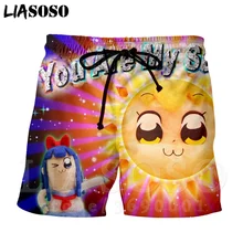 LIASOSO 3D принт Аниме ПОП команда Epic Kawaii девушки крутые мужские шорты летние повседневные пляжные шорты бордшорты модные шорты X1253