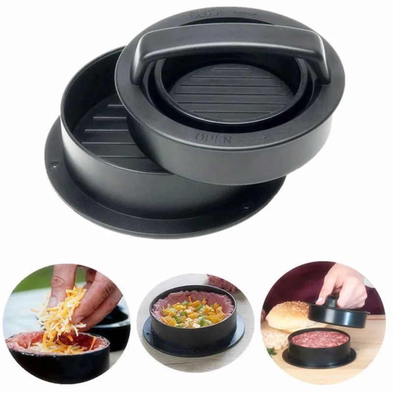 

Manual Hamburger Patty Maker Non-Stick Patty Meat Molds Burger Patties Maker Press Cutlets Stuffed Mold Grill Kitchen Tools