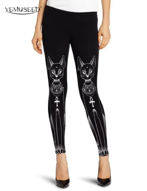 kz0026 New Arrival Funny Sailor Moon Cat Print Legging Fitbess Sexy