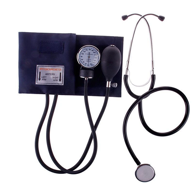 Медицинский измеритель артериального давления, тонометр, дорожный сфигмоманометр, манжета, стетоскоп, комплект