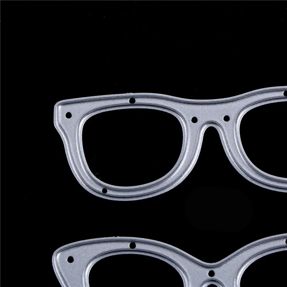 2 шт очки металлические бумажные режущие штампы для скрапбукинга DIY для изготовления открыток папка для тиснения трафарет Ремесла декоративные аксессуары