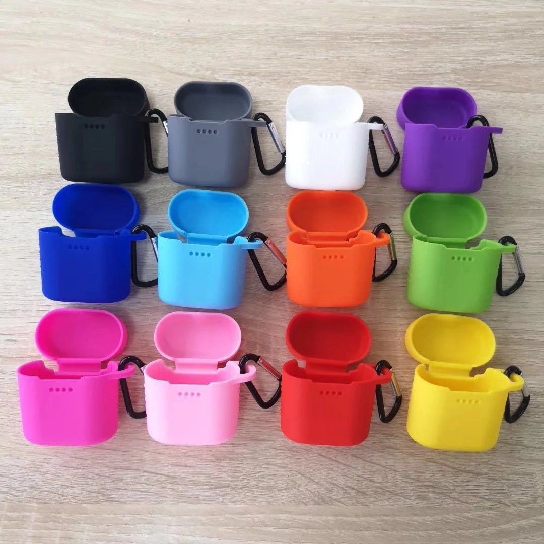 

Silicone Wireless Bluetooth Earphone Case for Huawei Honor FlyPods Pro Protective Cases for FreeBuds 2 Charging bin Anti-slip