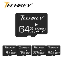 Лидер продаж, micro sd карта класс 10, карта памяти, 64 ГБ 32 ГБ оперативной памяти, 16 Гб встроенной памяти, 8 Гб TF карты ручка MicroSD накопитель флеш-карта памяти для смартфона черный