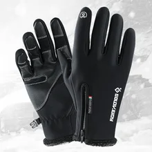 Мужские лыжные перчатки тепловой сенсорный экран водонепроницаемые ветроустойчивые теплые перчатки для спорта на открытом воздухе перчатки для катания на сноуборде