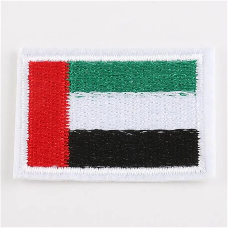 

Clothing diy embroidery iron on patch deal with it United Arab Emirates flag patches for clothes stickers fabric free shipping