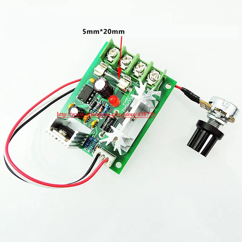 1 шт. ccm5 ШИМ Двигатели постоянного тока губернатора 12v24v30v 120 Вт контроллер с предохранителем