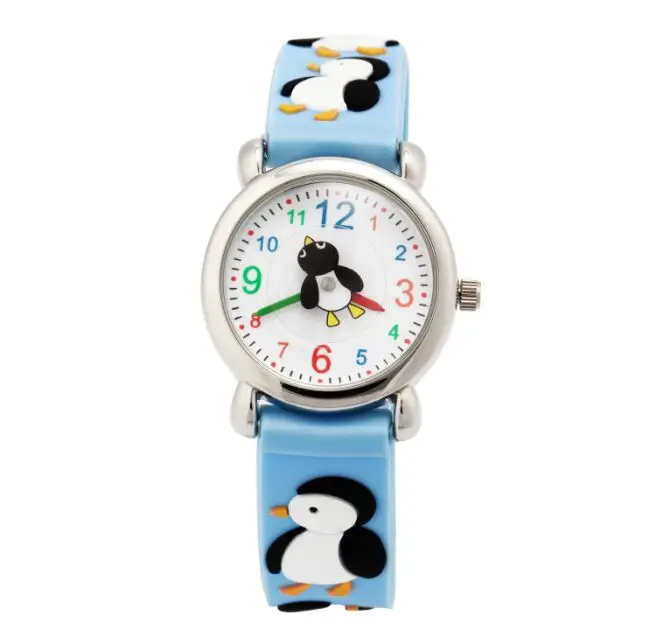 

Brand WL waterproof Fashion watch 3D penguin watch silicone sport wristwatches Quartz Ladies watch 1pc free shipping