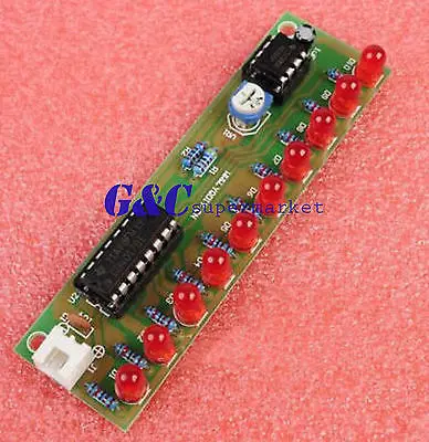 

10PCS NE555+CD4017 Light Water Running Water LED DIY Kits
