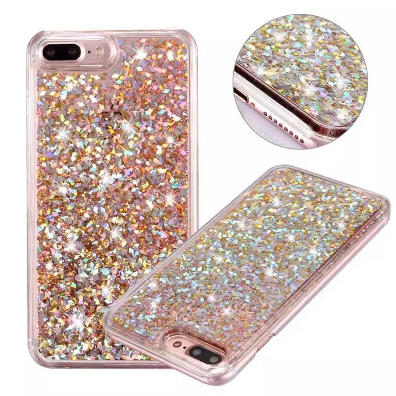 Hot Glitter Dynamic Liquid Diamond Quicksand Case For