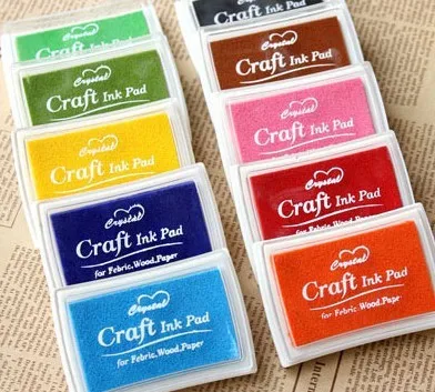 

15 colors Craft Ink pad/Colorful Cartoon Ink pad/Ink stamp pad/Wholesale (20PCS/LOT)