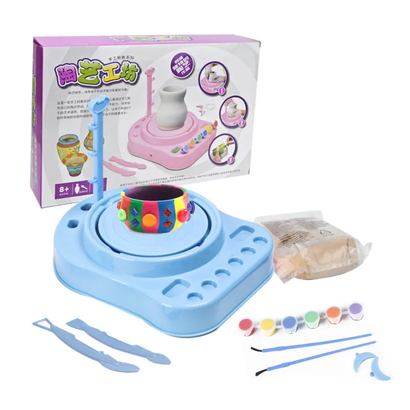

Kids Toys for Children Pottery Machine Pottery Kids Arts Infrared Funny Educational Montessori Toy Birthday Christmas