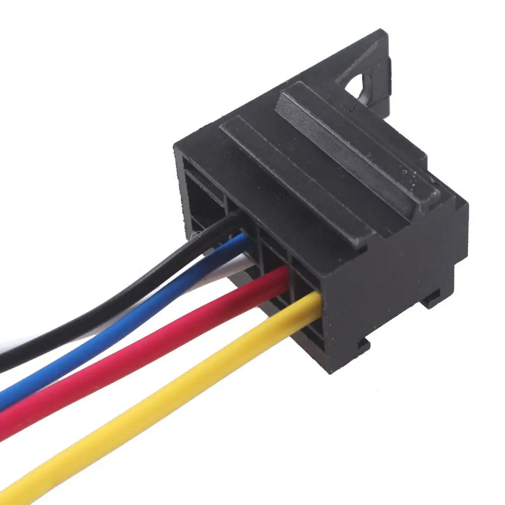 5 X Car 30a Amp 12v Relay Kit Spdt For Fan Fuel Pump Light