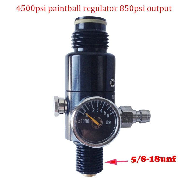4500psi Paintball Regulator 850 psi output High Grade Aluminous Valve