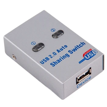 

Usb2.0 Printer Sharing Device Splitter Auto Sharing Switch Automatic Switching Sharing U Disk Mouse And Keyboard Usb Hub 2 Int