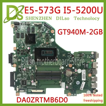 Günstig KEFU E5-573G Mainboard Für Acer Aspire E5-573G E5-573 Motherboard I5-5200U GT940M -2GB DA0ZRTMB6D0 Test Arbeit 100% Original