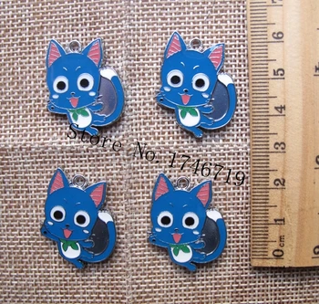 

Hot Sale 10 pcs Cartoon Japan Anime Fairy Tail Charm Pendants DIY Jewelry Making Accessories For Best Gift PY-11