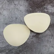 1 пара губчатые вкладыши для купальника для увеличения груди бюстгальтер с эффектом пуш-ап бикини подкладка Съемная подкладки бюстгальтера для женщин mujer