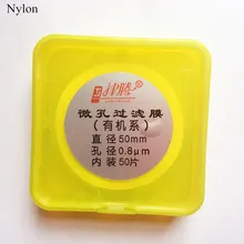 Microporous Filter Membranes Nylon Diameter 50mm 0.45um/0.22um/0.8um Micro Nylon Membrane Filter JIN TENG BRAND 50pcs/pk Microporous Filter Membranes Nylon Diameter 50mm 0.45um/0.22um/0.8um Micro Nylon Membrane Filter JIN TENG BRAND 50pcs/pk