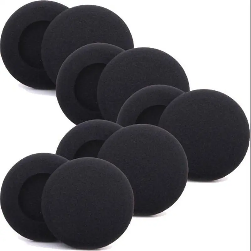 

6pcs black Foam Cushion Ear Pads Earphone earpads for MDR-V150 V250 V400 headphones