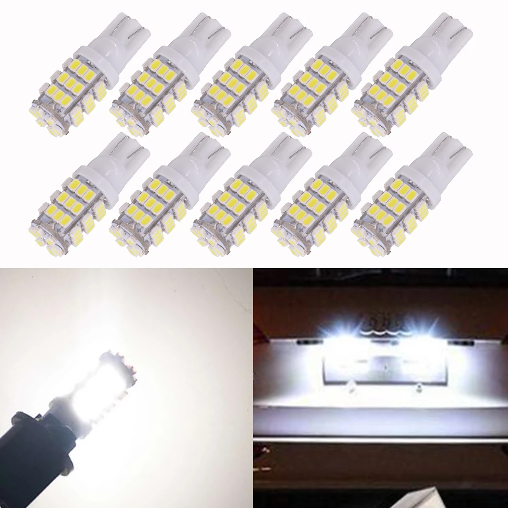 

10pcs T10 1206 42 SMD Auto LED Lamps 42smd DC12V Car Side Wedge Marker Lights Turn Signals Bulb 194 927 161 168 W5W Wholesale