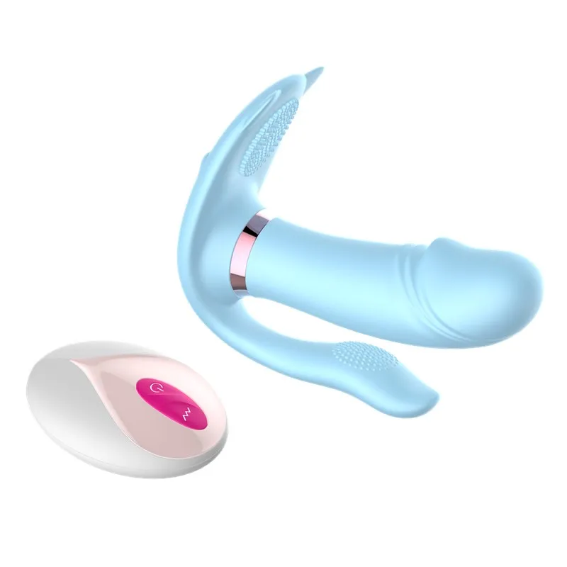 Вибратор с пультом трусики G spot Клитор Анальный носимый беспроводной контроль