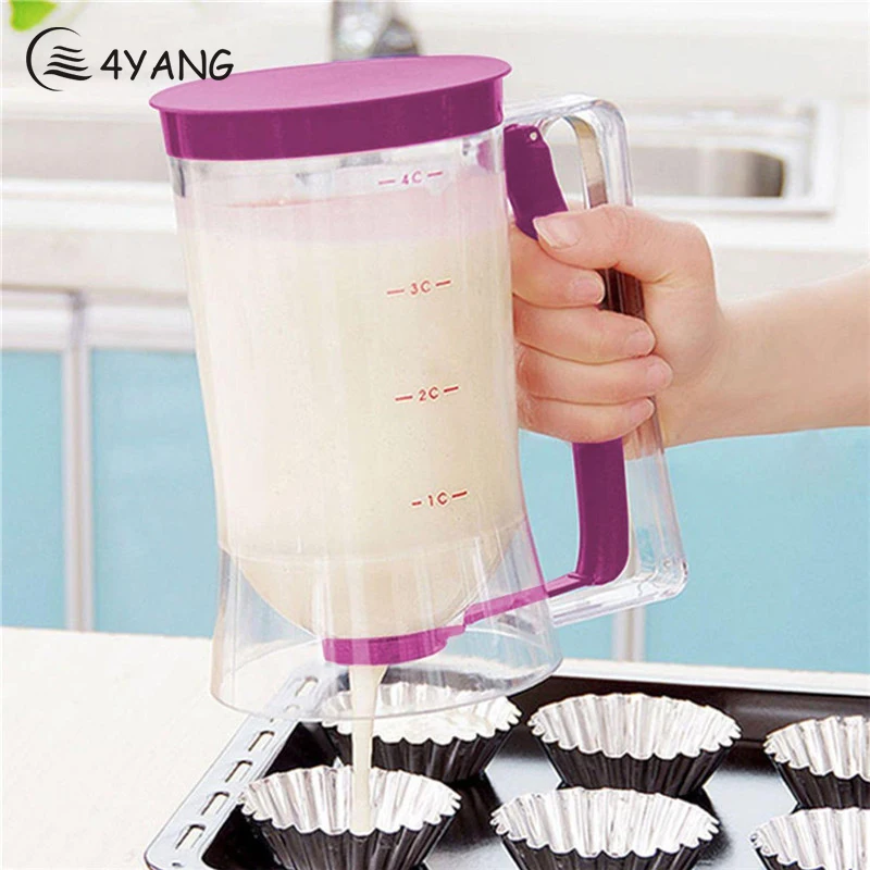 

TTLIFE Batter Dispenser Perfect Baking Tool for Any Baked Goods Kitchen Food Gadgets Bakeware Maker with Measuring Pastry Tools