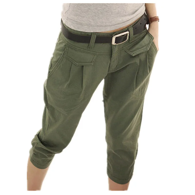 Pantalones Mujer 2020 Spring Summer Women Pants Casual Cropped Trousers Capris Harem Pants Women Fashion Loose Pants KZ069 Pantalones Mujer 2020 Spring Summer Women Pants Casual Cropped Trousers Capris Harem Pants Women Fashion Loose Pants KZ069
