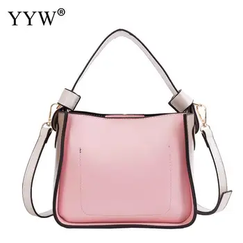

Women Pu Leather Bucket Bag Ladies Handbag And Clutch Wholesale Soft Surface Shoulder Bag Wallet 2019 Fashion 2 Piece/set